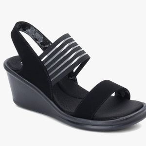 Skechers Cali Women's Rumblers Sci-Fi Wedge Sandal size 9